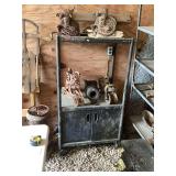 Metal Cart on Casters 30.5”x20.5”x54.5”