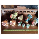 Turkey Figurines and Salt Pepper Shakers Assortment