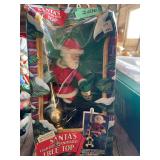 Mr. Christmas Santa's Lighted Animated Tree Top