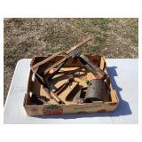 Box Lot Assorted Metal Tools