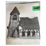 Department 56 Dickens' Village Collection Village Church Porcelain Retired