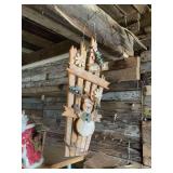 Wooden Snowman Wall Hanging