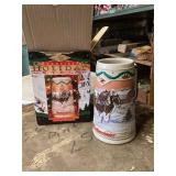 1996 Budweiser Holiday Stein - American Homestead