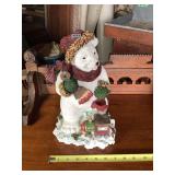 Polar Bear Holiday Decorative Figurine