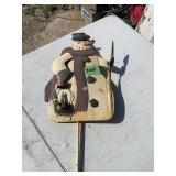 2017 Metal Snowman Garden Stake Decoration