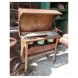 Metal Cook Stove with Top Cover