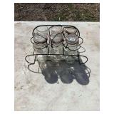 Jelly Jars with Metal Carrier
