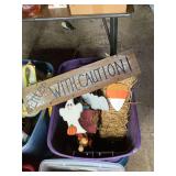 Halloween and Harvest Decorations Lot