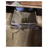 Hand Cranked Wooden Grain Grinder