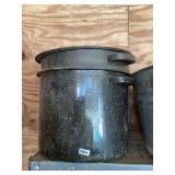 Speckled Enamelware Stock Pot