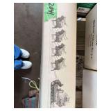 Department 56 Heritage Village Collection Sleigh & Eight Tiny Reindeer Set #5611-1 Retired