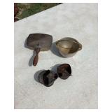 2 Saleman Sample Ash buckets, kettle, Butter Crumbler Catcher
