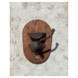 Arcade Manufacturing Company Coffee Grinder on Wooden Mount