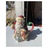 Santa Claus and Teddy Bear Teapot Figurine
