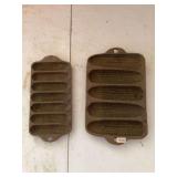 Griswold Cornbread Stick Pans - No. 262 and No. 1638
