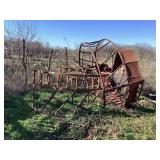 Rusted Metal Round Feeders