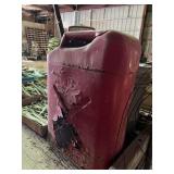 Red Metal Gas Can