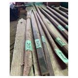Lot of Various Metal Rods and Bars