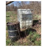 Assorted Metal and Plastic Storage and Agricultural Items
