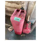 Pair of Plastic Fuel Containers