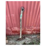 Mattock Tool with Wooden Handle