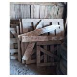 Assortment of lumber