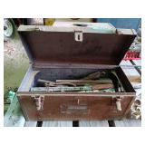 Craftsman Metal Toolbox with Assorted Tools