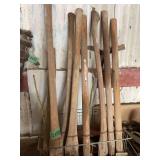 Lot of Assorted Wooden Long Handles