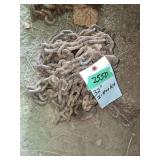 32-Foot Length Metal Chain with Two Hooks