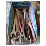 Mixed Lot of Wrenches and Pliers