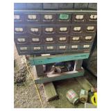 Industrial Metal Parts Cabinet with Multi-Drawer Configuration