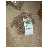 Metal Chain with Hooks, 12 Foot Length