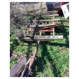 Farm Wagon Frame with Wood Planks