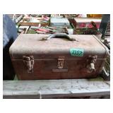 Craftsman Metal Toolbox with Assorted Tools