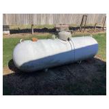 100 Gallon Propane Tank approximately 50% full