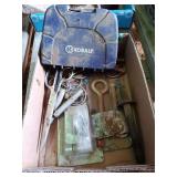 Assorted Hardware, Fasteners, and Kobalt Drill Bit Set