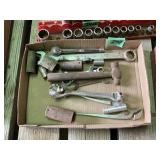 Assorted Wrenches, Sockets and Hammer