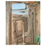 Assorted Clamps, Pliers and Metal Plates