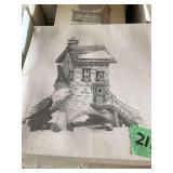 Department 56 Lilliput Lane 'The Maltings' Sculpture Retired