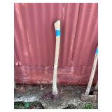 Axe with Wooden Handle