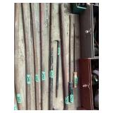 Lot of Assorted Pry Bars and Tools