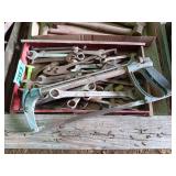 Assorted Hand Tools including Williams Wrenches and Hacksaw