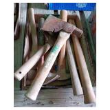 Assorted Hammers and Hatchet Collection