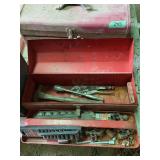 Metal Toolbox with Assorted Tools