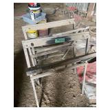 Pair of Metal Saw Horses