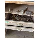 Cabinet with Assorted Tooling and Hardware