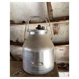 Aluminum Milk Can with Lid and Handles