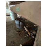 Assorted Buckets of Shop Items