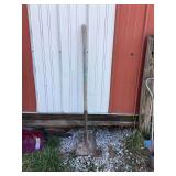 Square Blade Shovel with Wood Handle