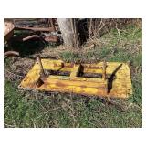 Bale fork Attachment for Skid Steer Missing Spear